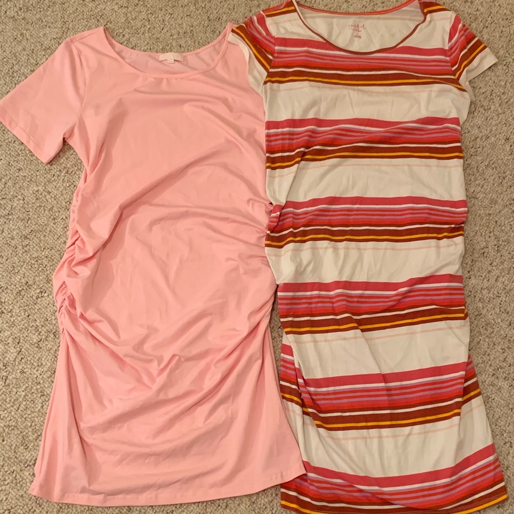 Lot of maternity dresses, size Large
